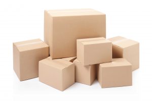 UN box - Cardboard boxes stack