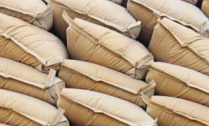 bags & sacks testing - Pile sacks in warehouse