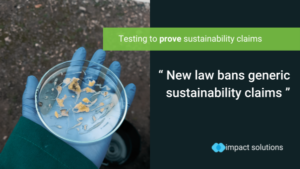 Testing to Prove Sustainability Claims