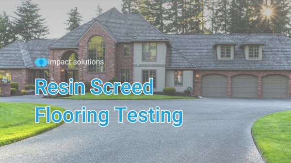 resin screed flooring testing